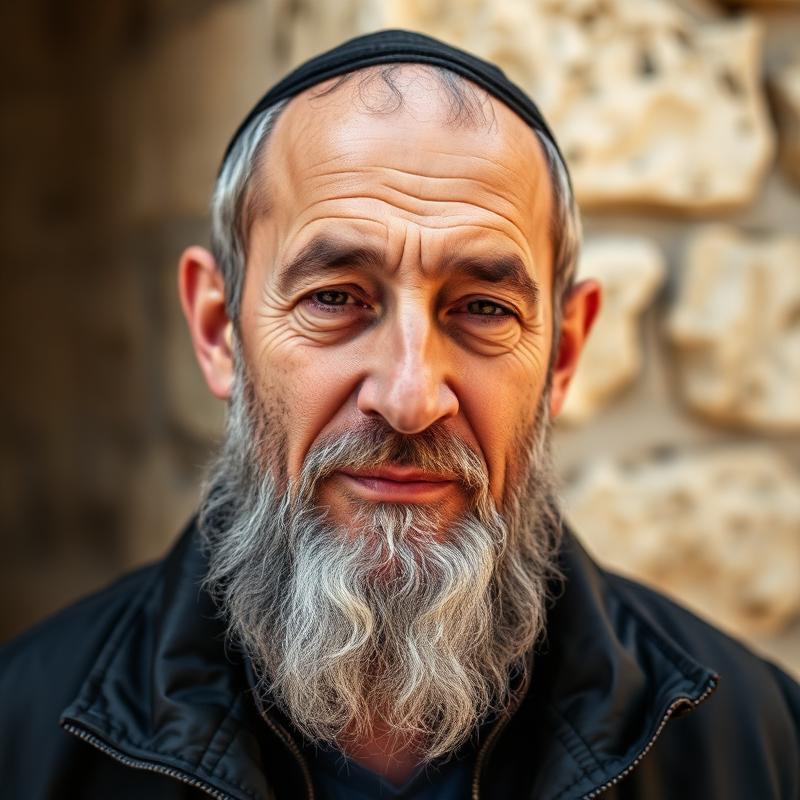 דיוקן של אליהו בן‑חמו, שליח האזור בירושלים